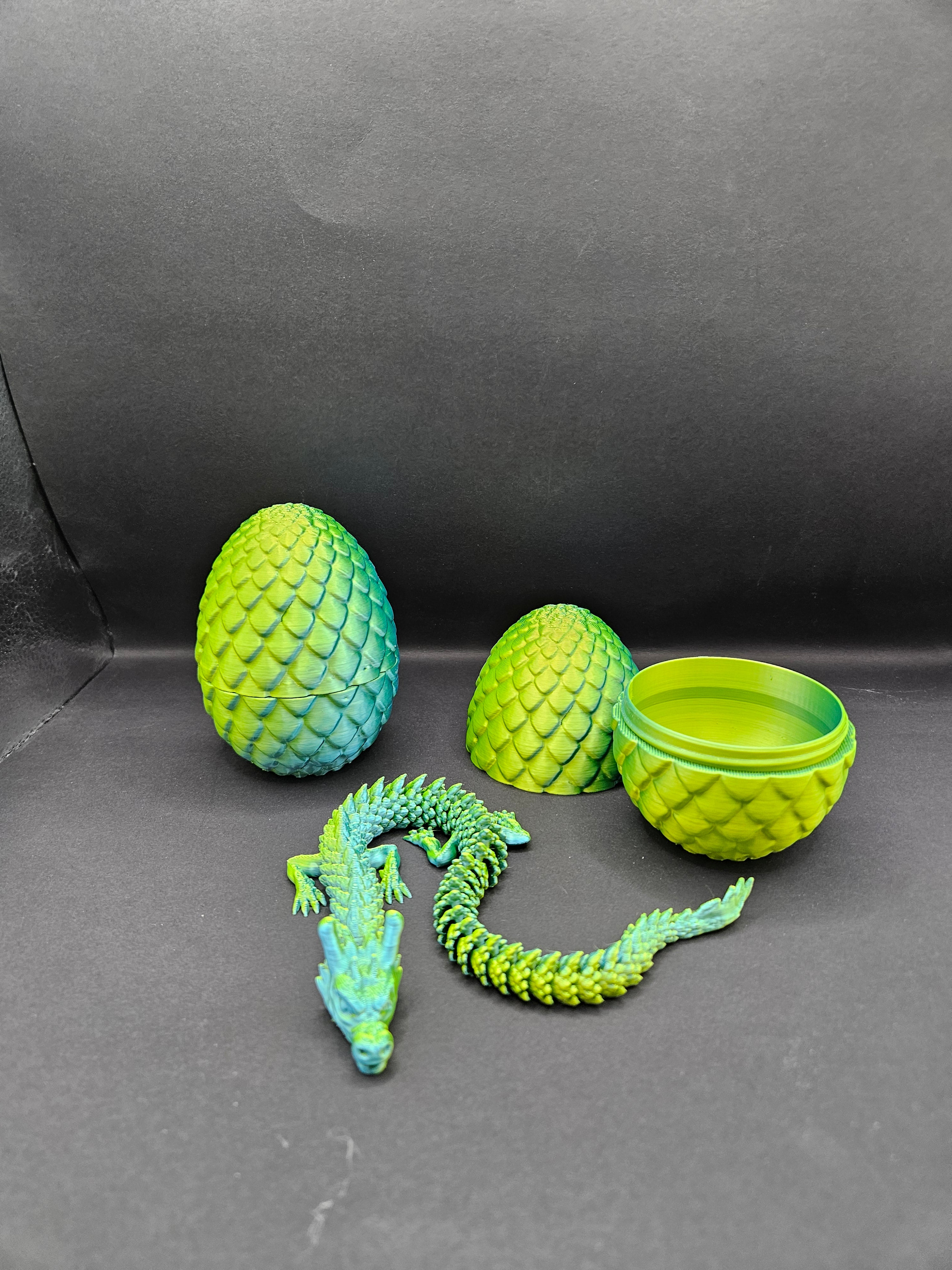 Dragon Eggs green & yellow