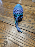 Dragon Eggs purple blue teal